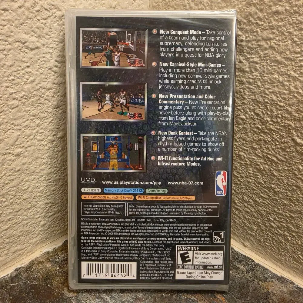 Game - NBA 07 (NEW) - PSP - PlayStation - Kobe Bryant
